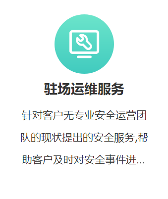 驻场运维服务